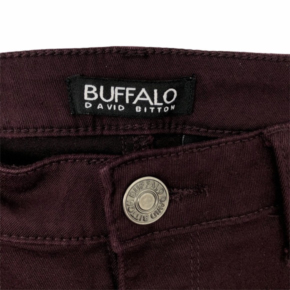 Buffalo David Bitton Maroon Jegging Jeans Sz 6/28 - Picture 7 of 7